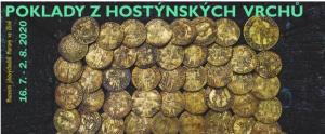 Pozvánka na mimořádnou výstavu mincí - POKLADY Z HOSTÝNSKÝCH VRCHŮ