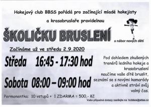 ŠKOLIČKA BRUSLENÍ